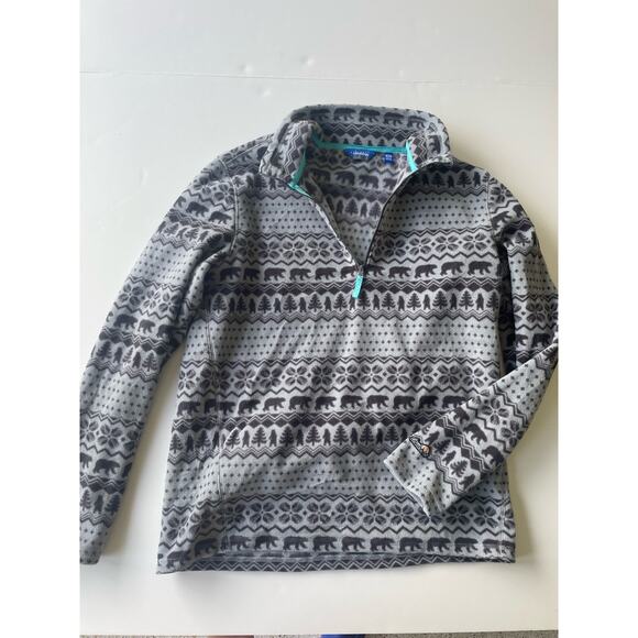 Chubbies Low Pile Fleece Quarter Zip Pullover The Bear Hug Size Medium - Picture 2 of 7